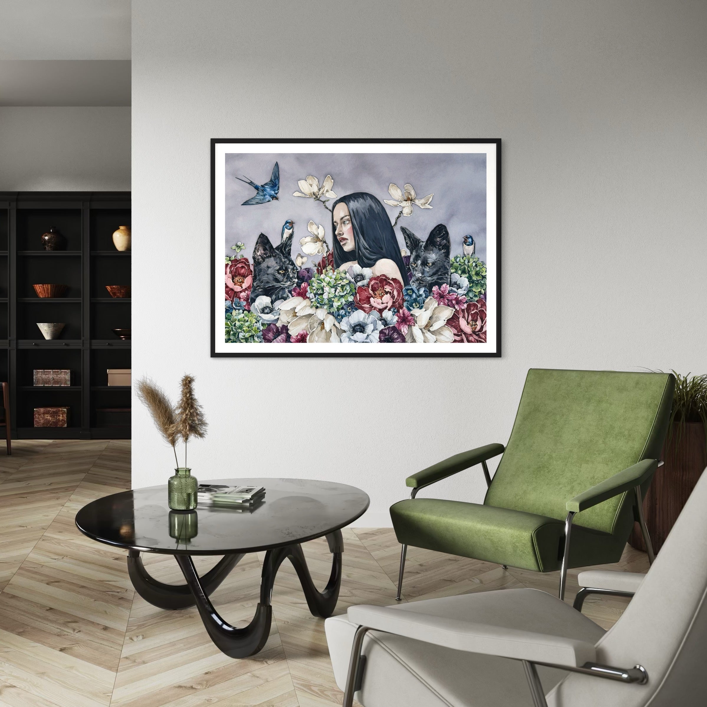 Silent garden: gathering storm