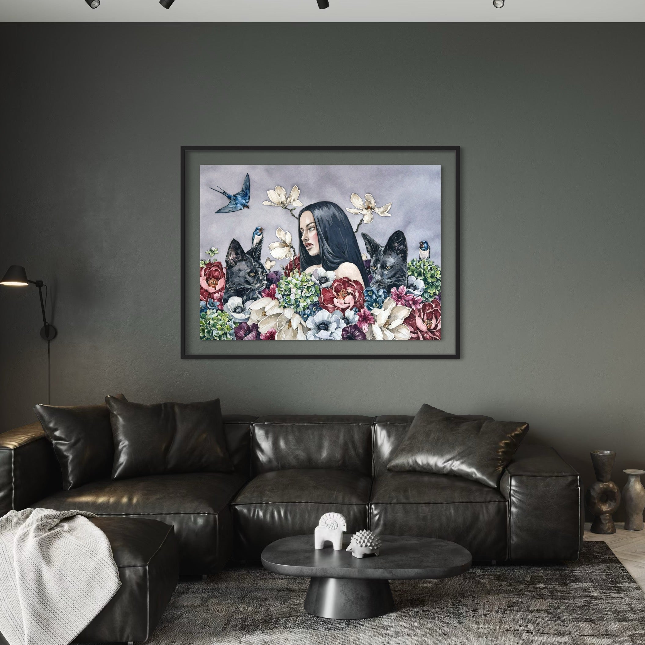 Silent garden: gathering storm