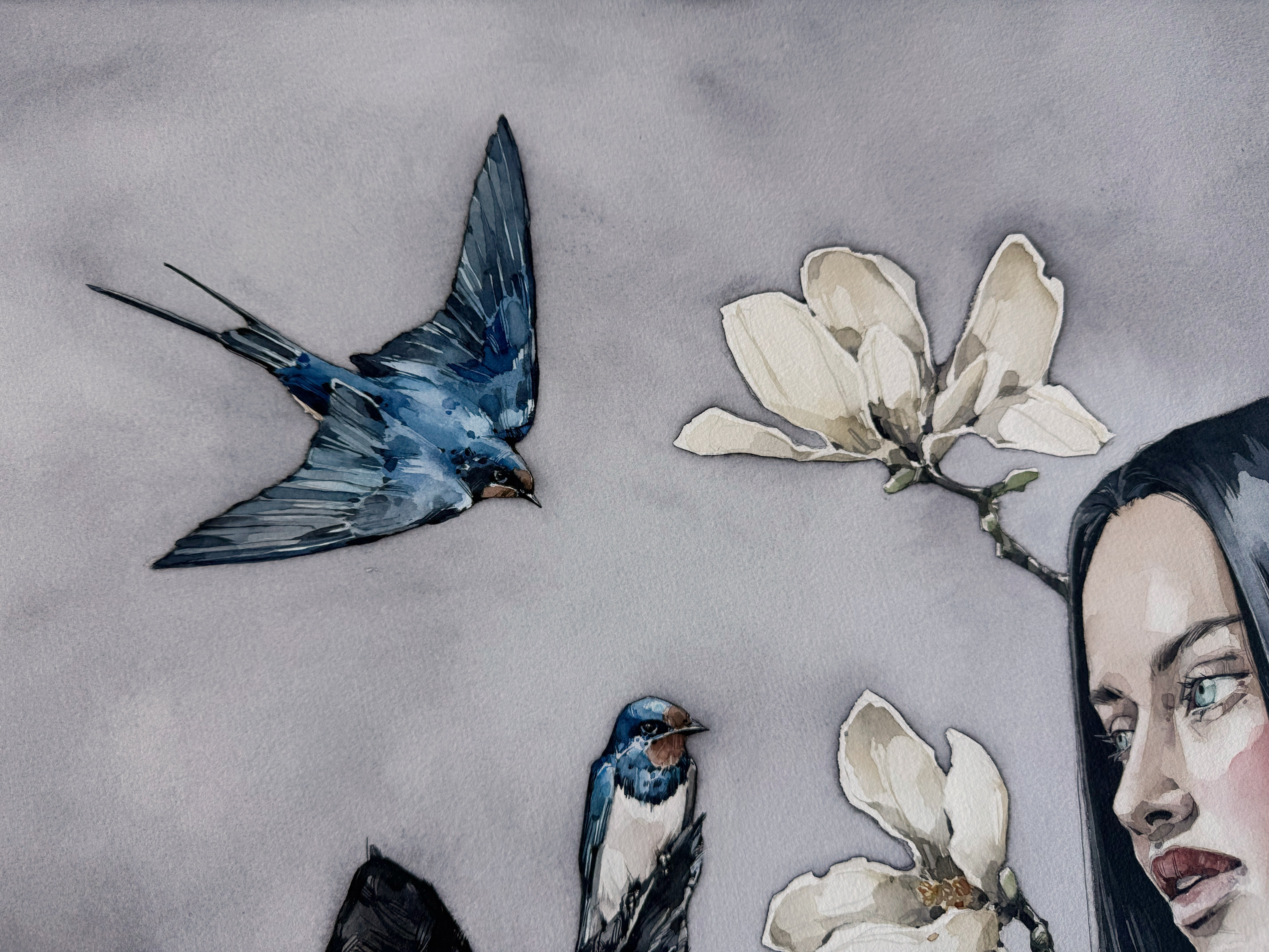 Silent garden: gathering storm