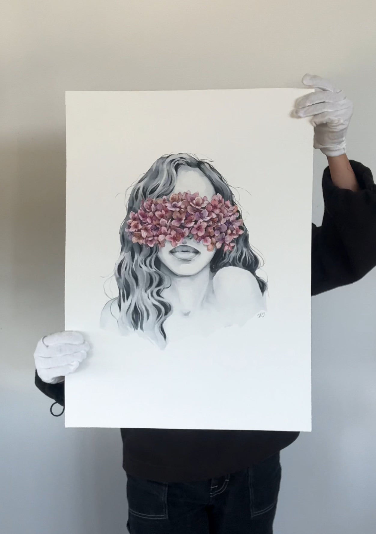 Hydrangea blindfolded