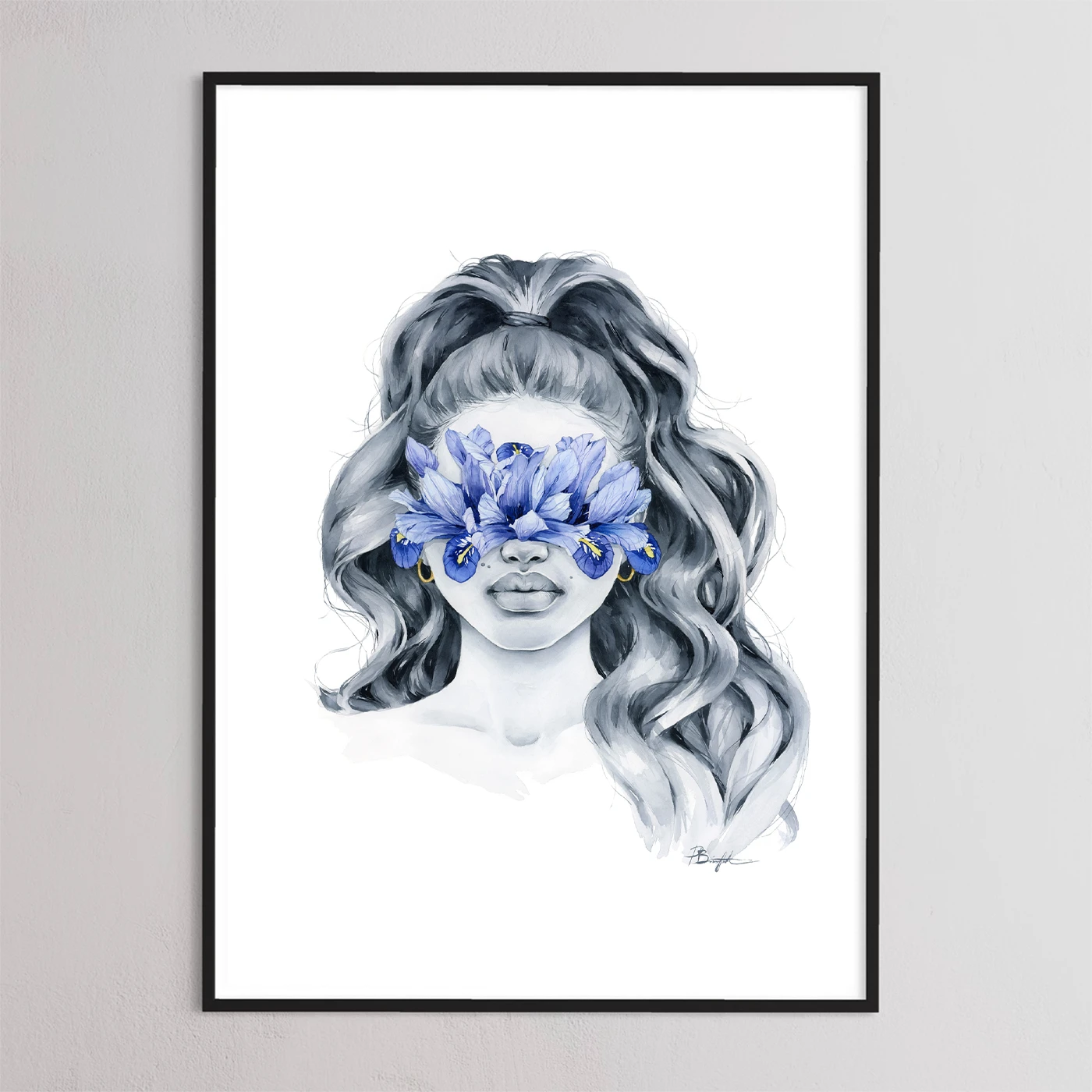 Harmony Iris Blindfolded by Polina Bright