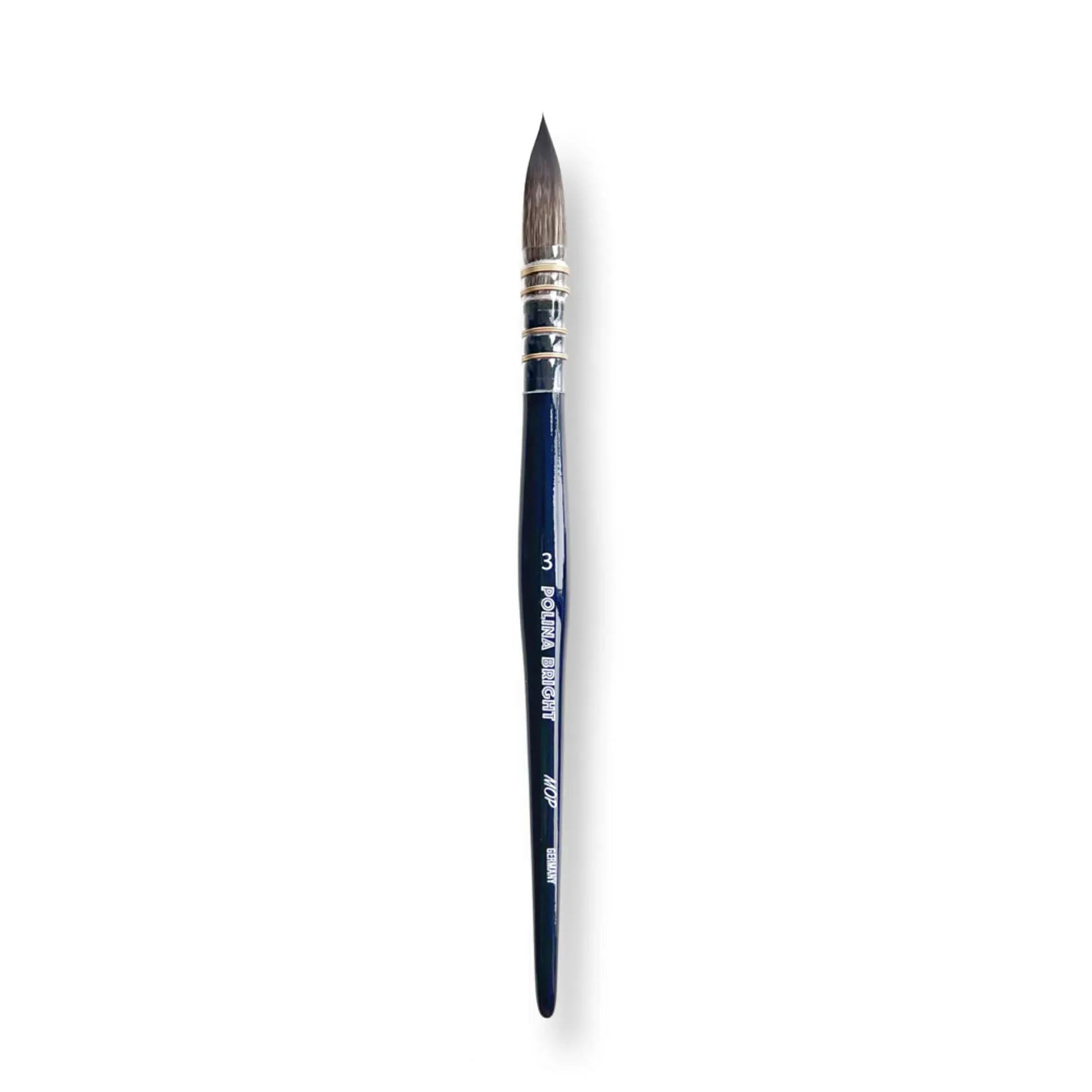 Polina Bright mop watercolor brush size 3