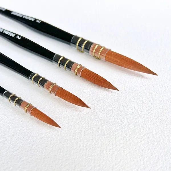 Professional watercolor Round brush - Cruelty free & Vegan