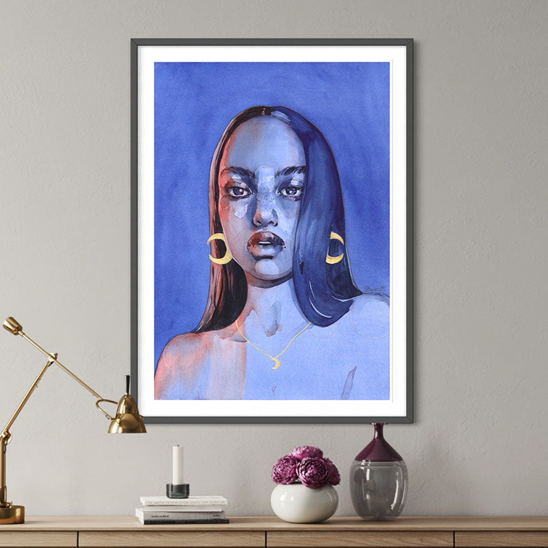 Moonlight print by Polina Bright
