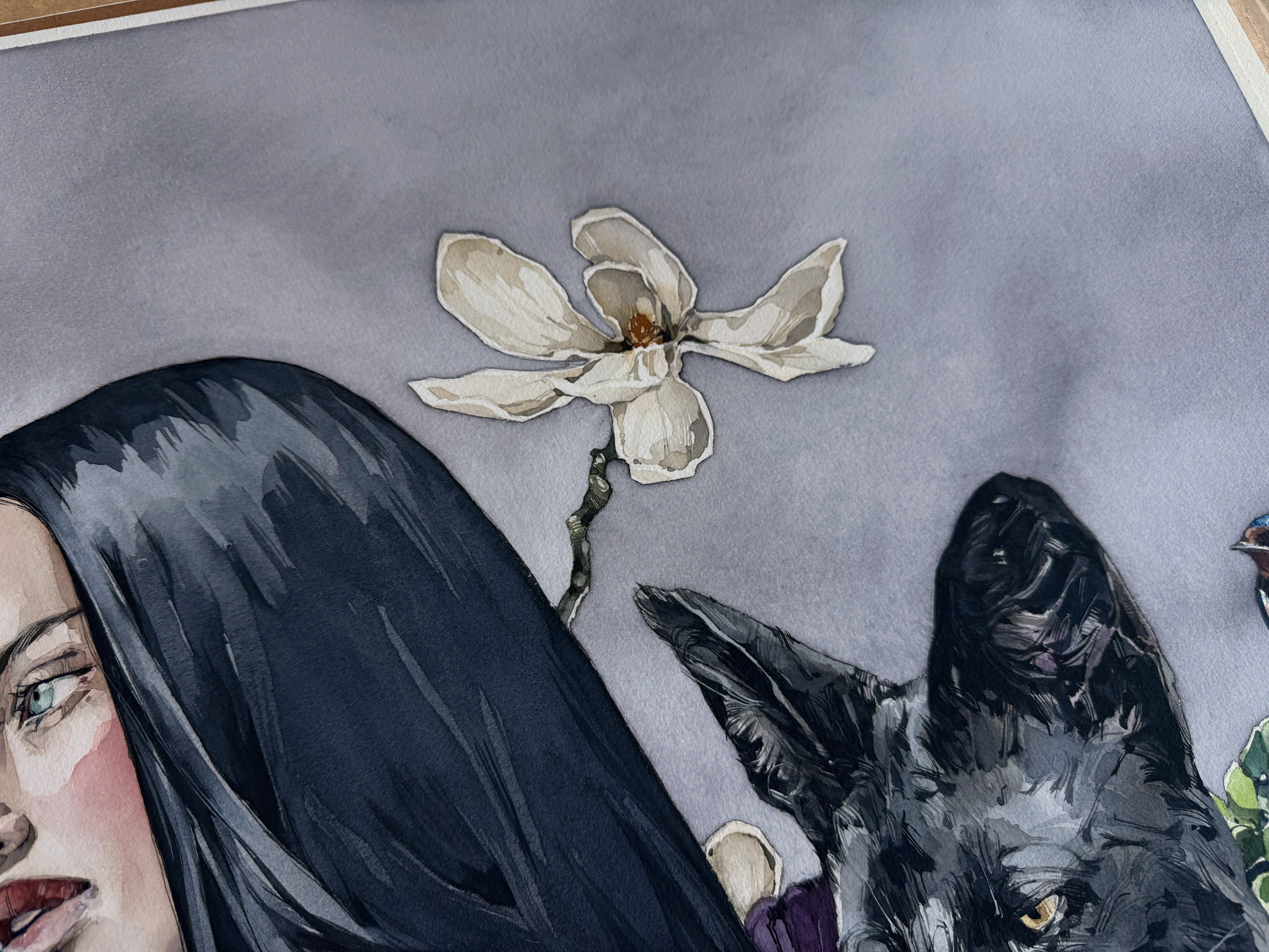 Silent garden: gathering storm