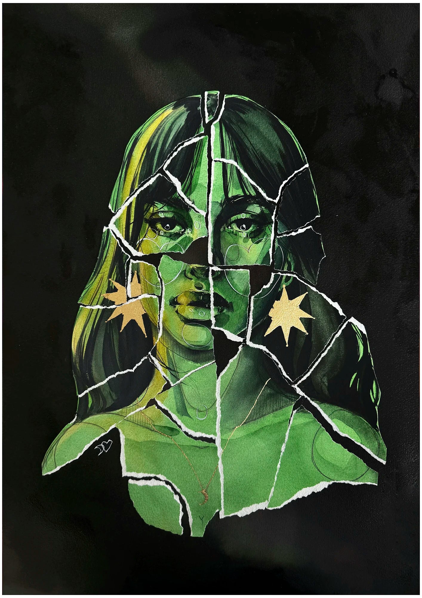 Broken Aurora - print