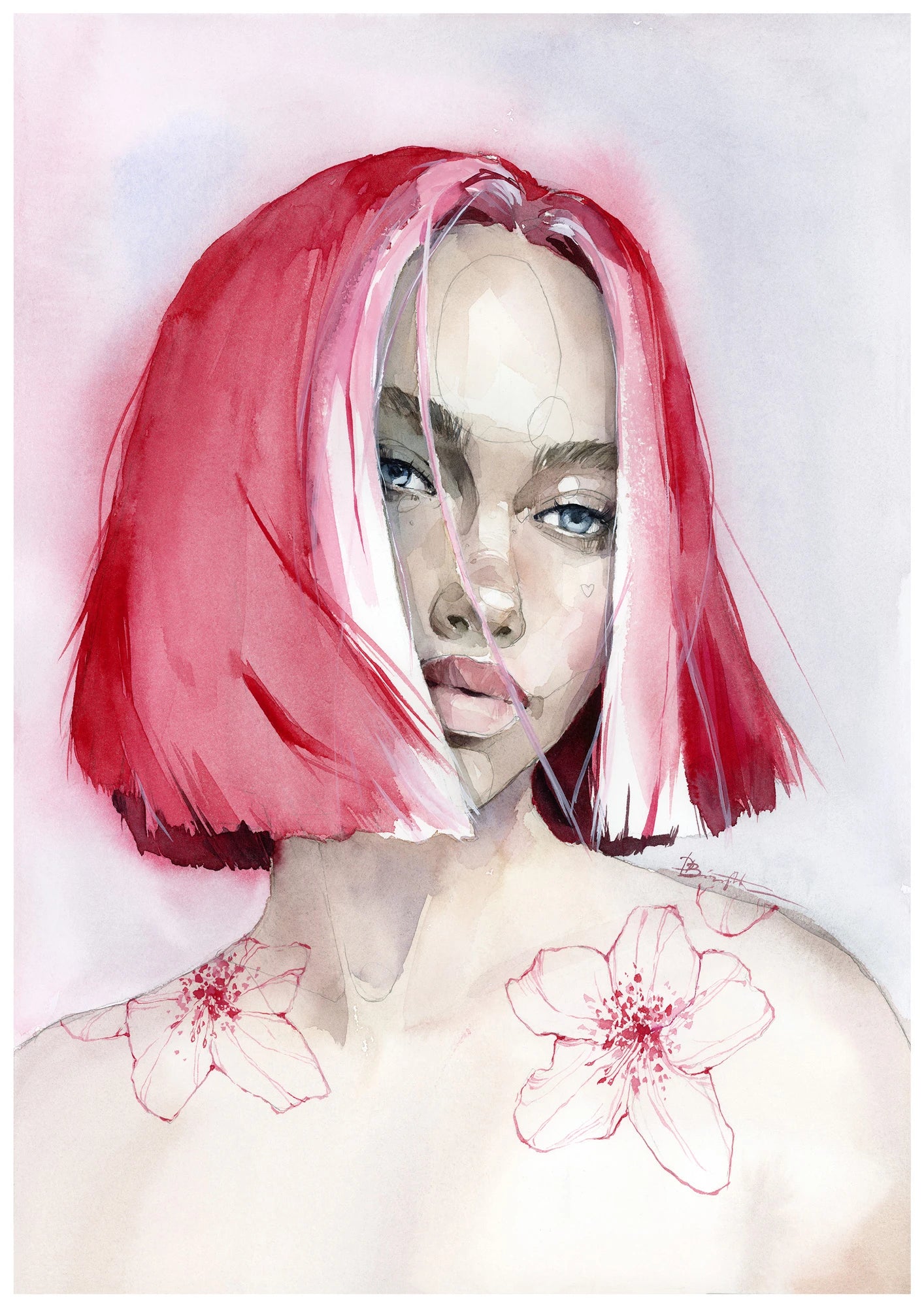 Azalea print from the Dreamy Ones collection by Polina Bright