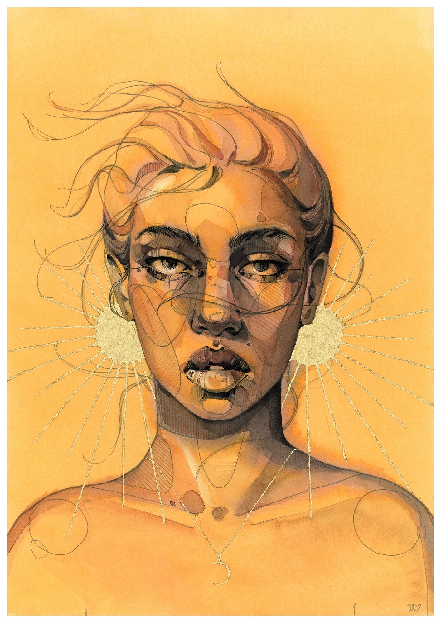 Desert Storm - Dreamy portrait by Polina Bright
