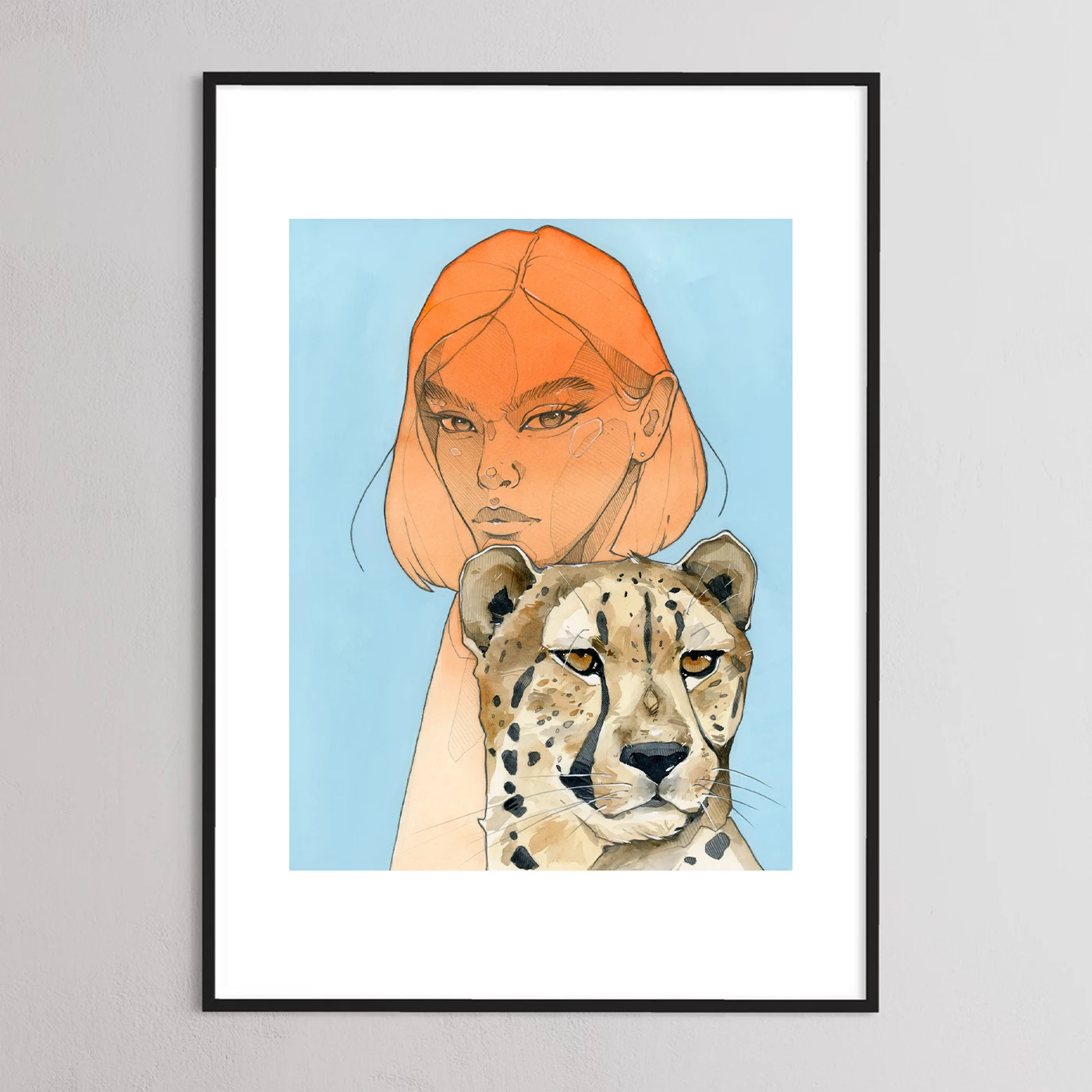 Cheetah gradient print by Polina Bright