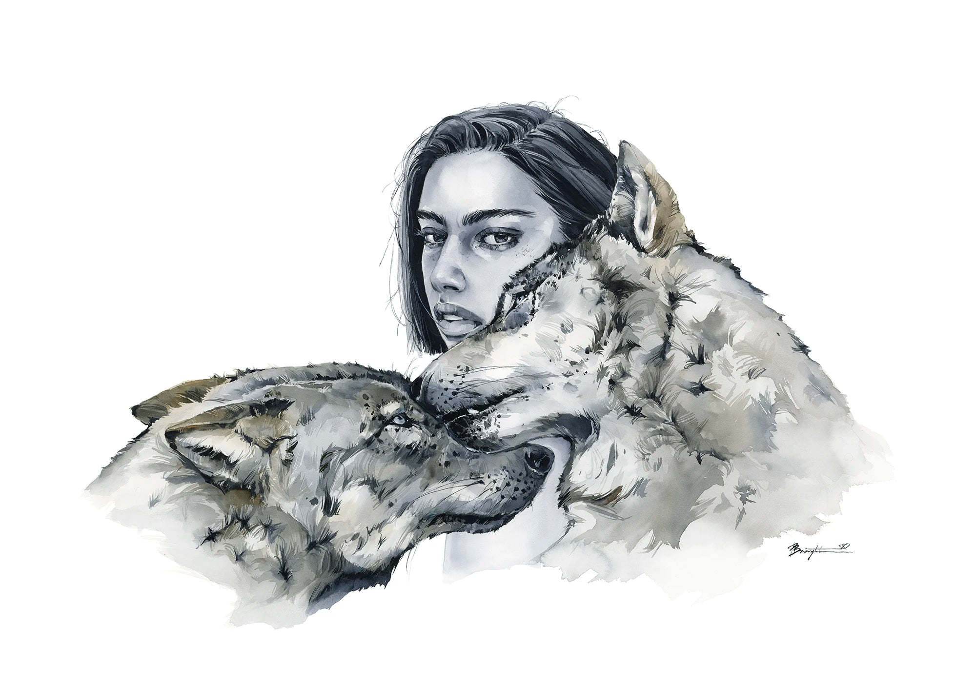 Home again - print Power over you collection  by Polina Bright