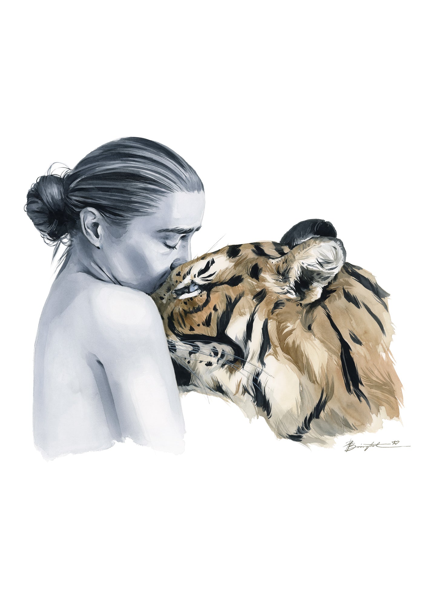 I am Enough print by Polina Bright