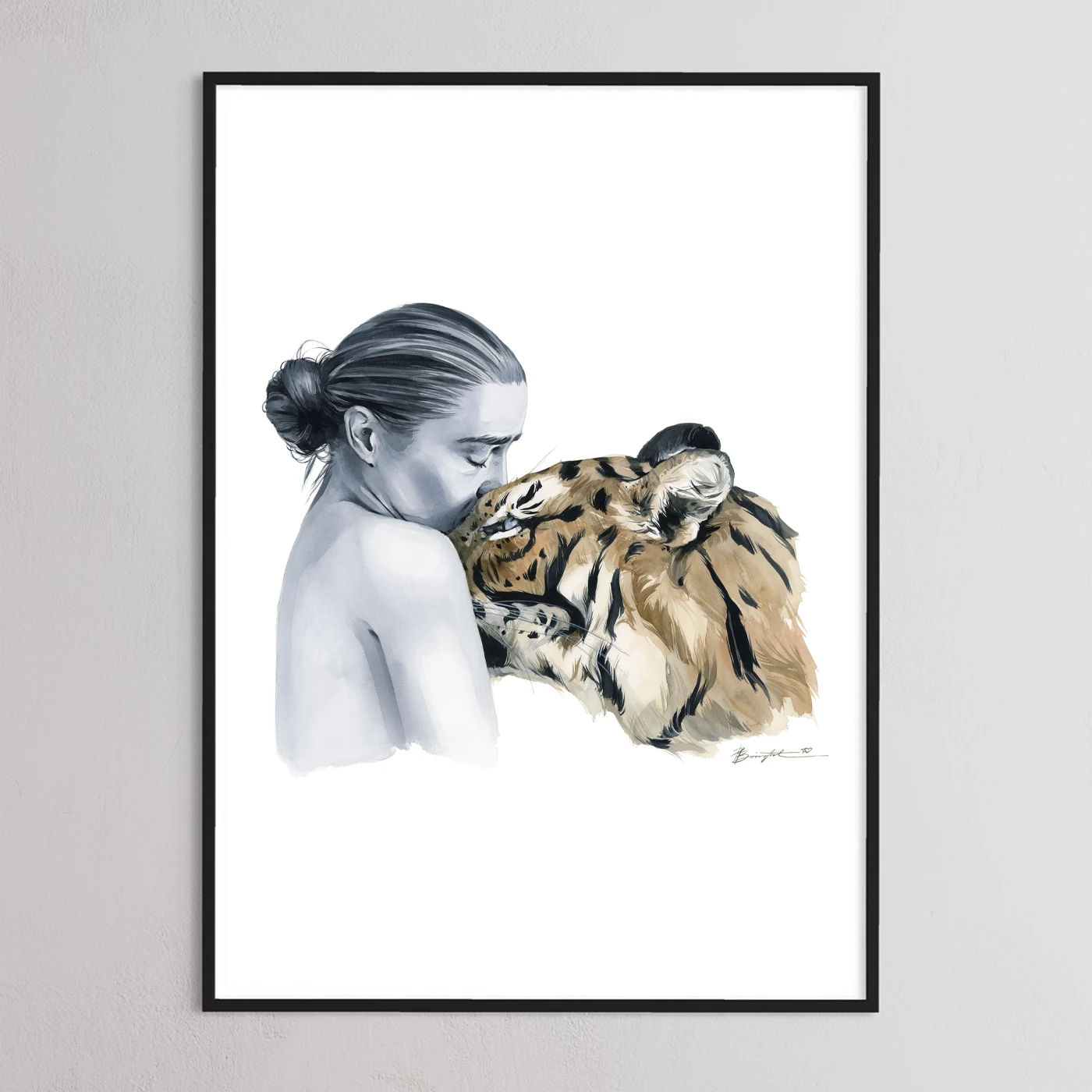 I am Enough print by Polina Bright