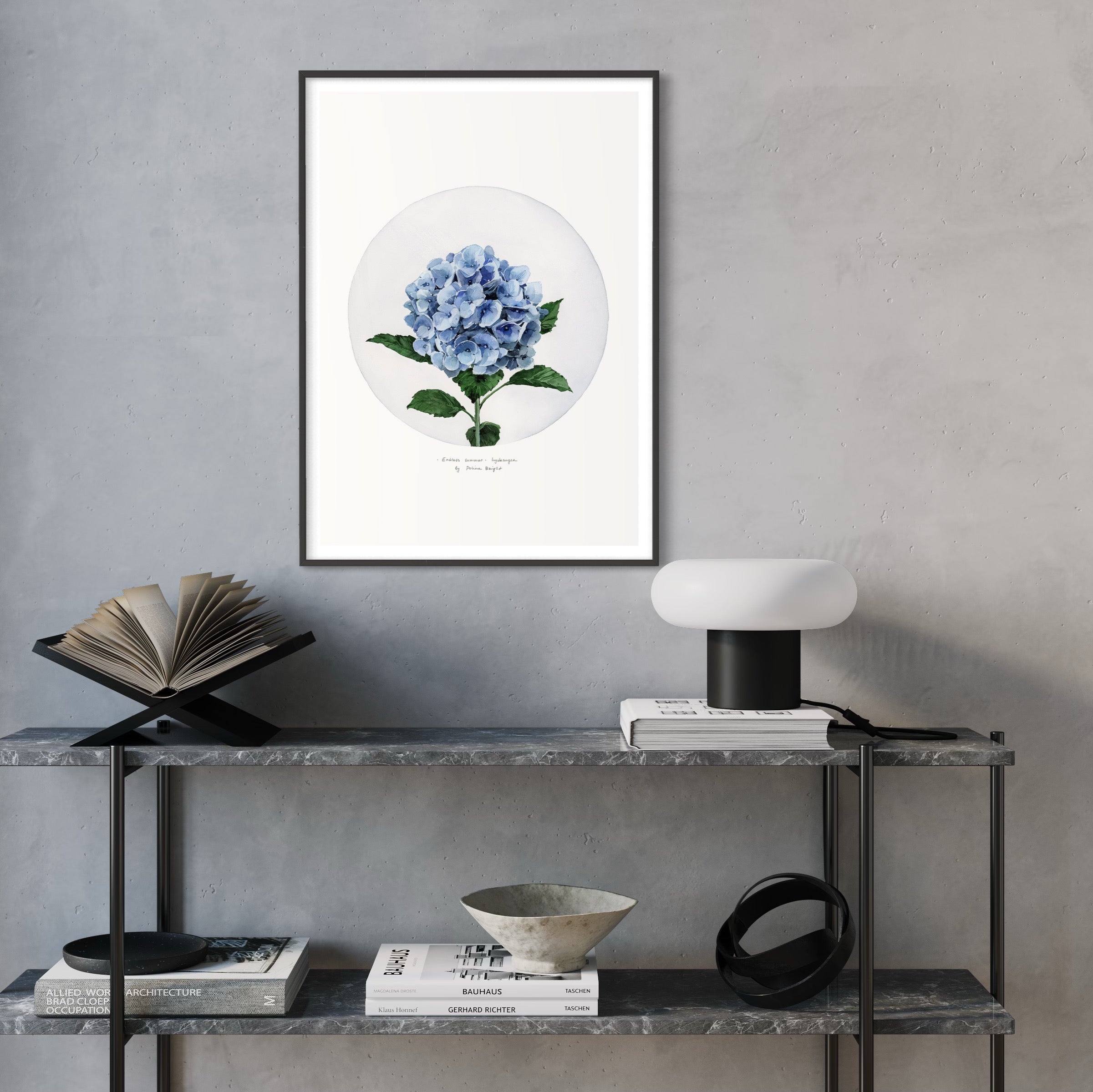 Blue hydrangea by Polina Bright