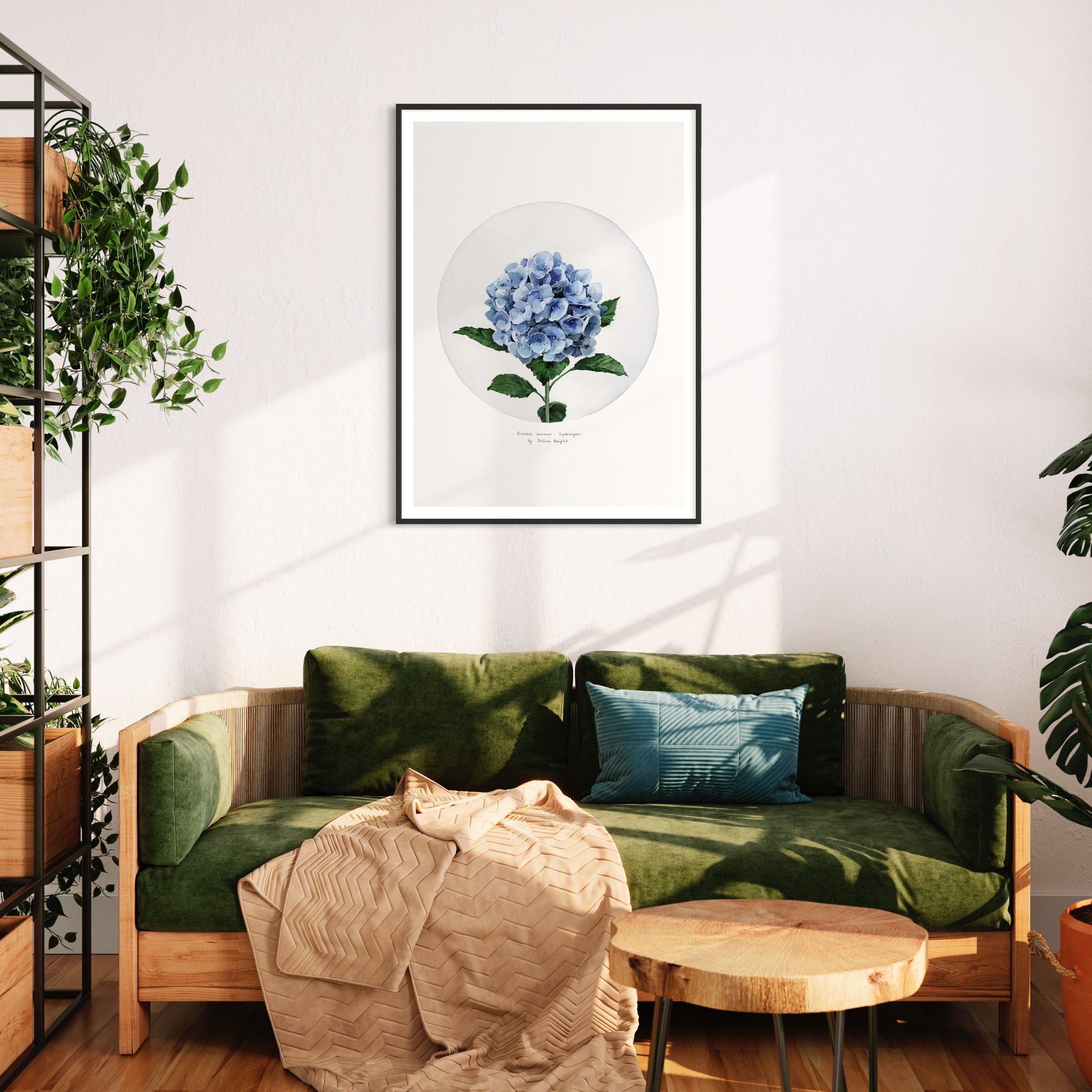 Blue hydrangea by Polina Bright