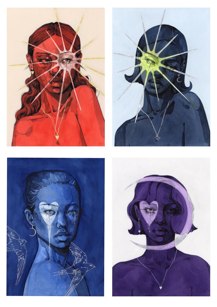 Stargazers work by Polina Bright