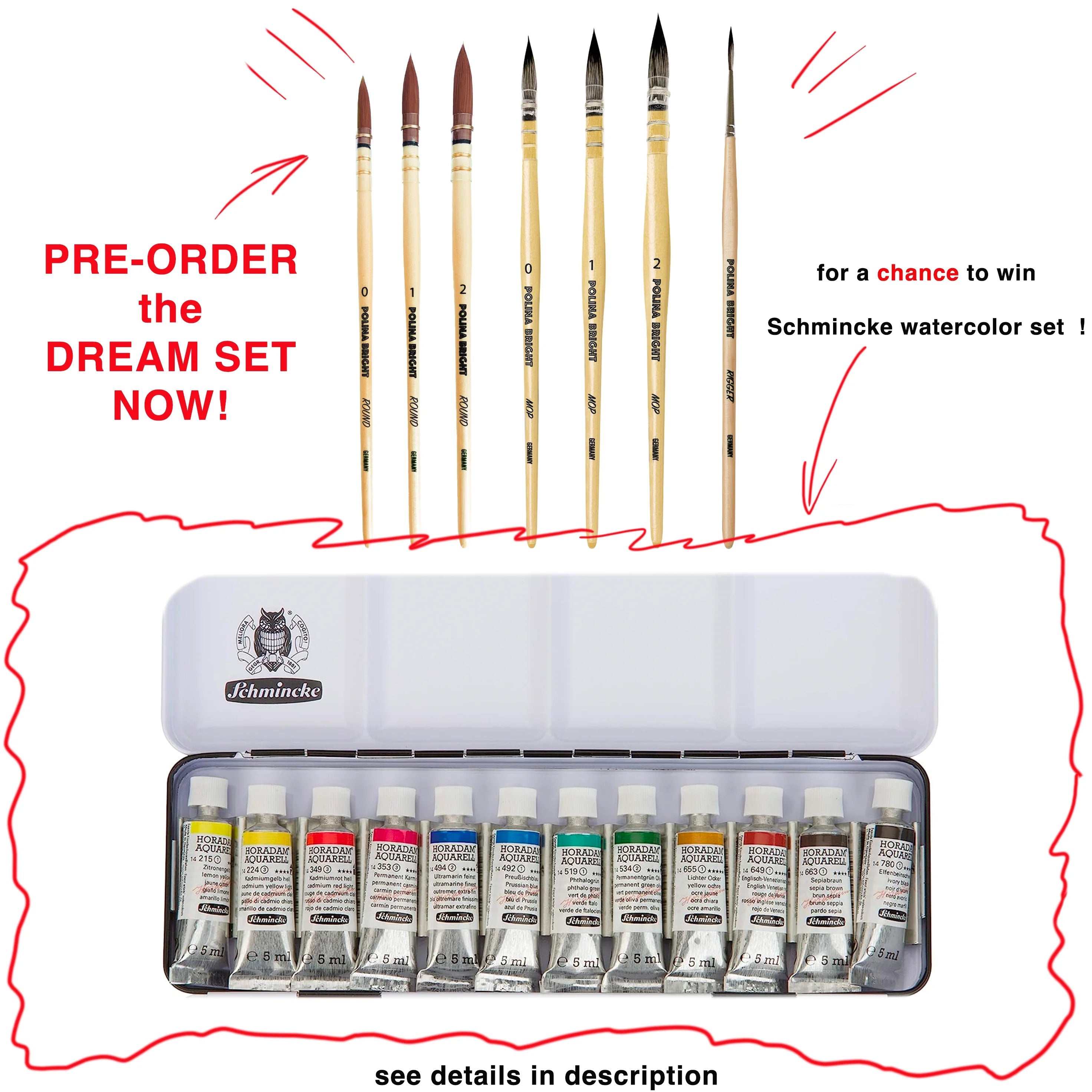[PRE-ORDER] Dream Set – 7 Cruelty-Free Brushes