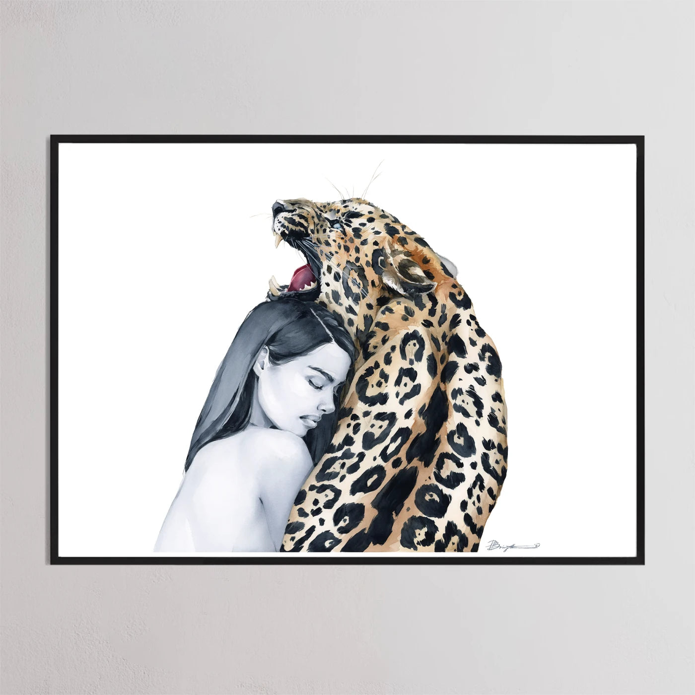 Embrace print by Polina Bright