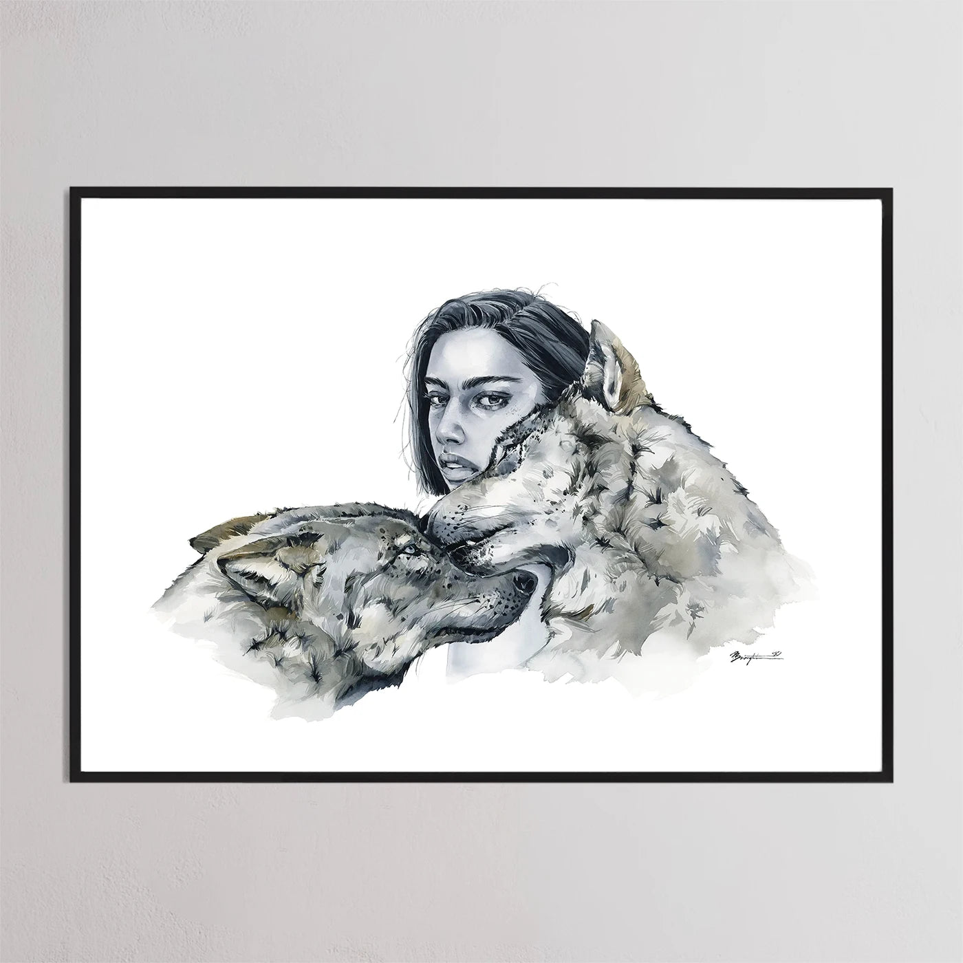 Home again - print Power over you collection  by Polina Bright