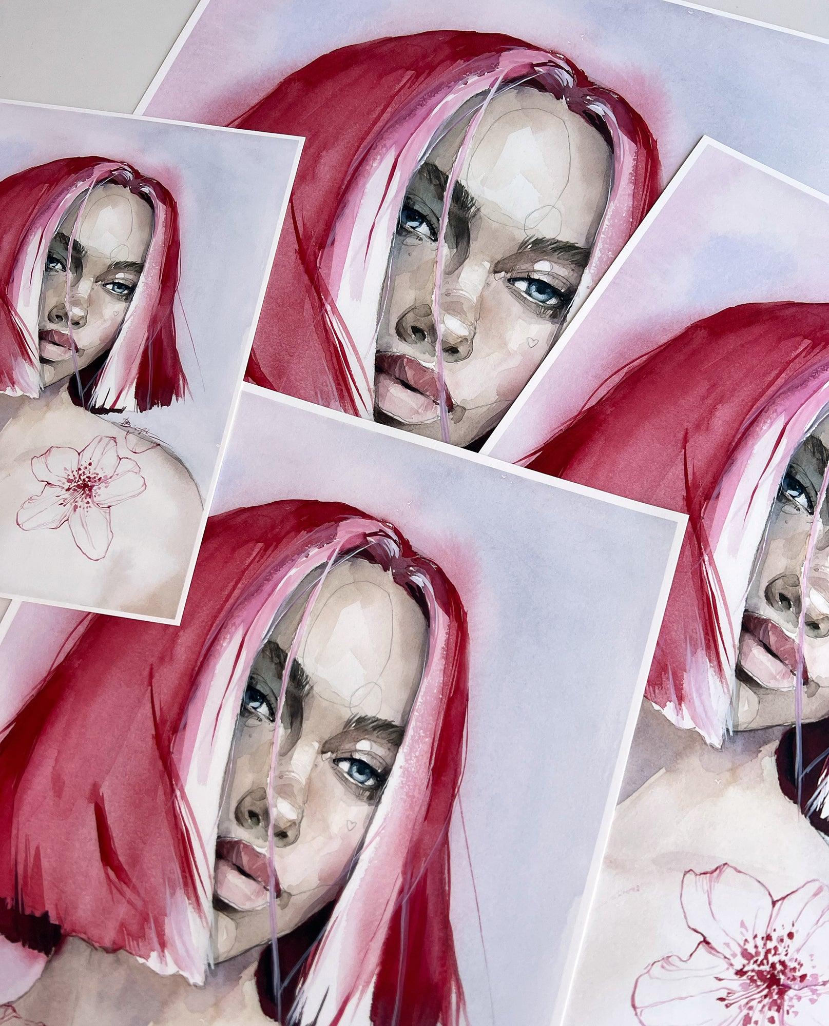 Azalea print from the Dreamy Ones collection by Polina Bright