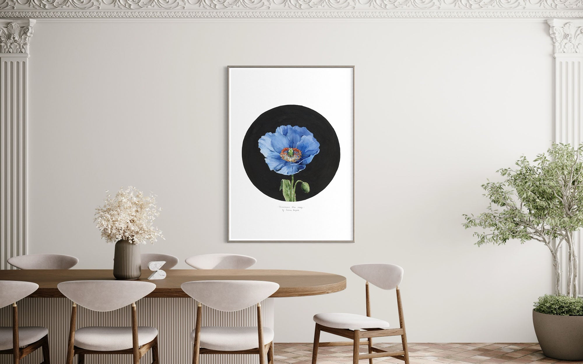 Himalayan blue poppy - print