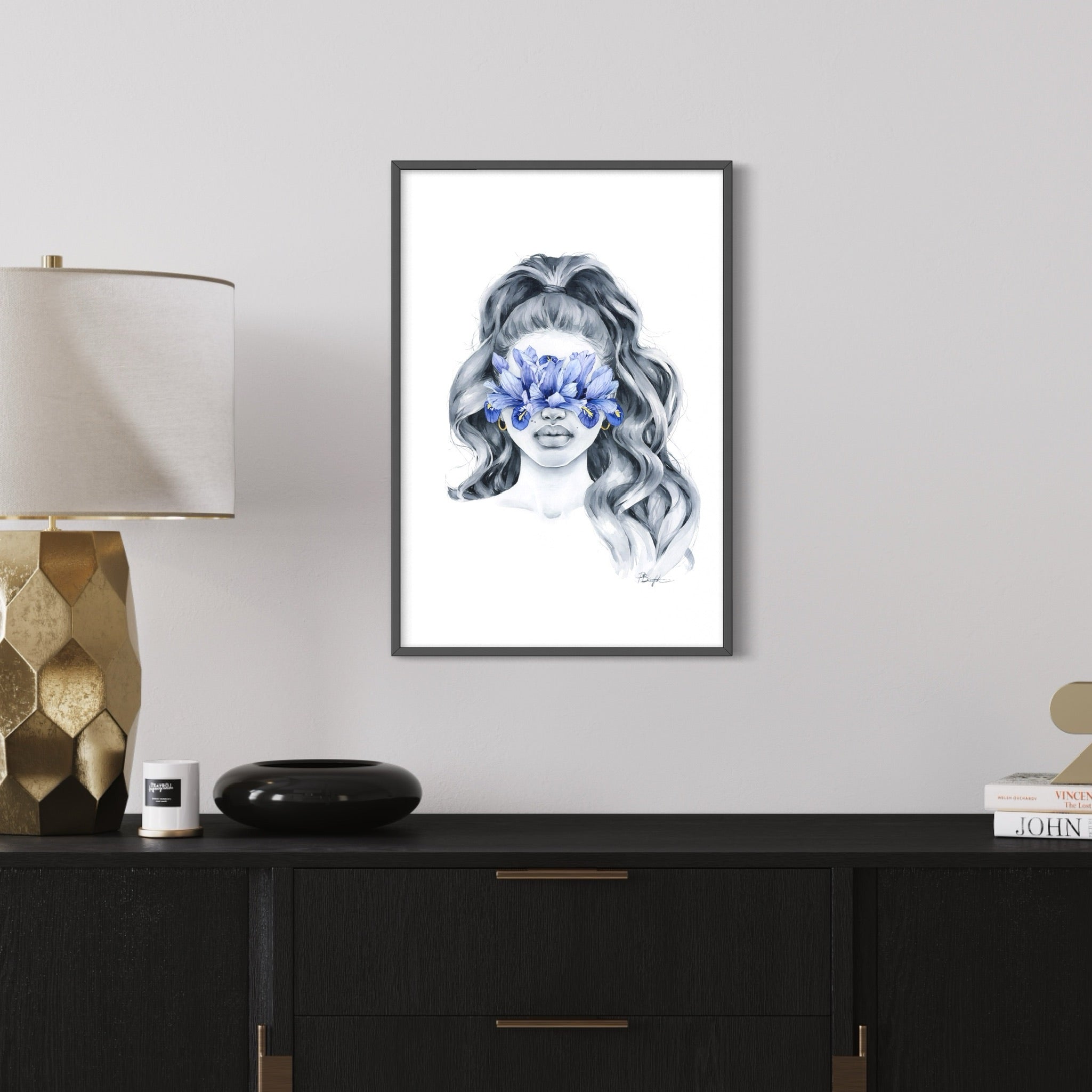 Harmony iris blindfolded - original painting