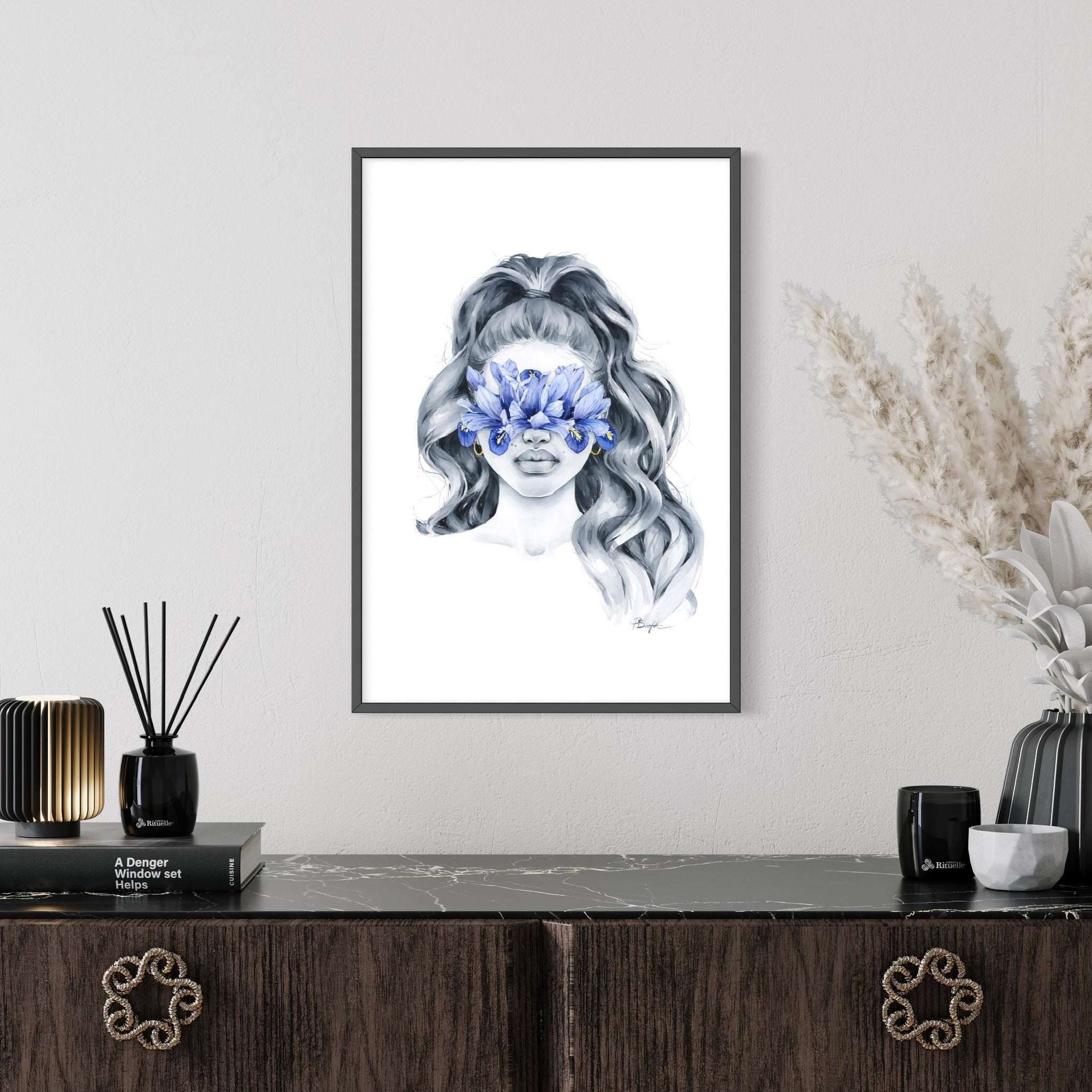 Harmony iris blindfolded - original painting