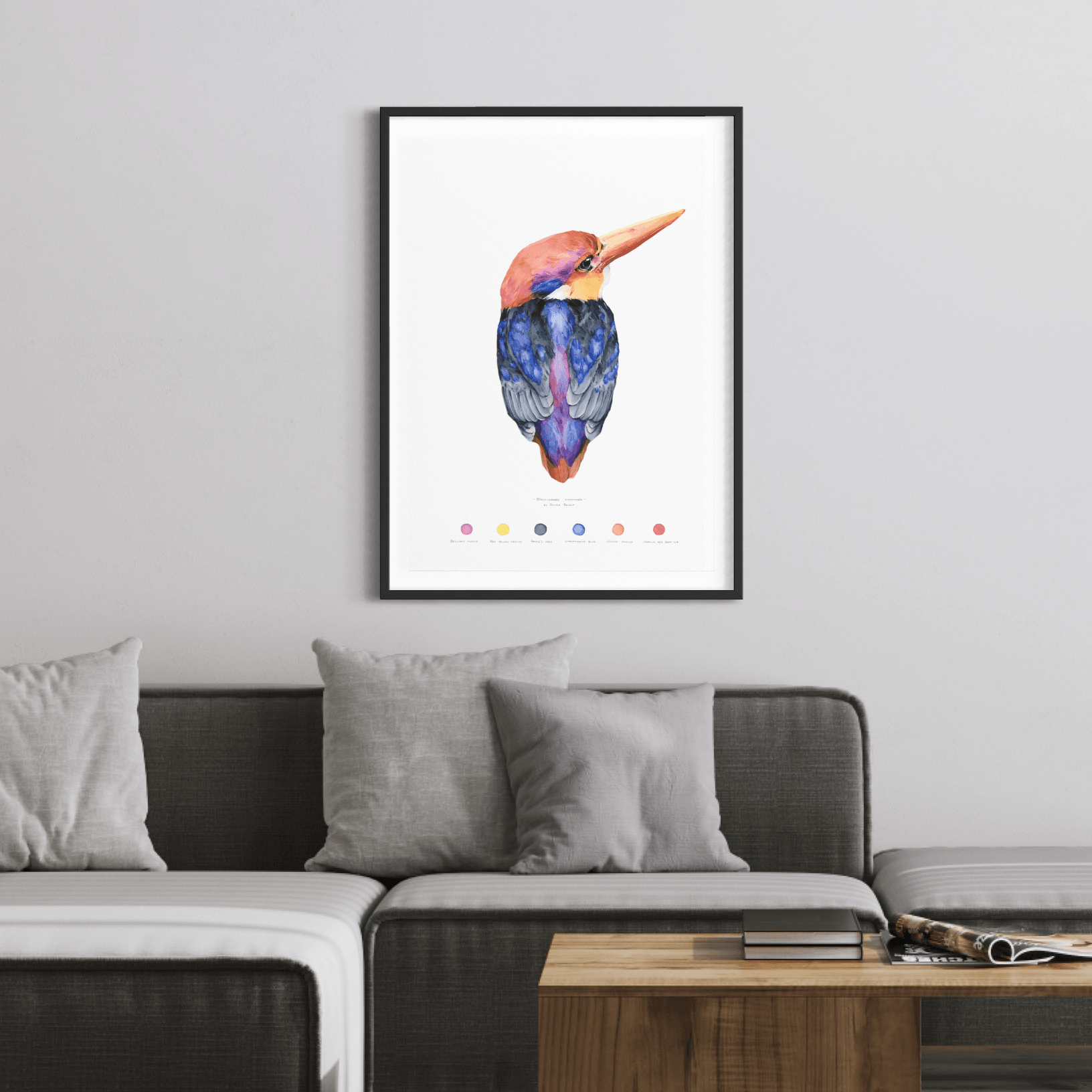 Black Backed Kingfisher - Polina Bright