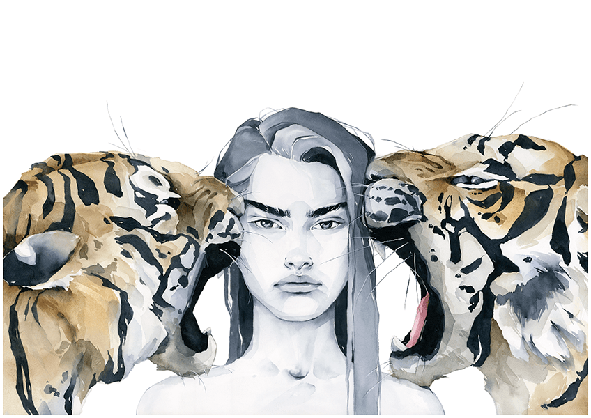 Resilience print by Polina Bright